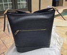 Authentic Coach Jude Leather Duffle Bag Black gold Crossbody Cbh18 Nwt  450