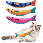 3 Pack Interactive Cat Toys - Soft Chew Kicker With Catnip   Silvervine  Crinkle