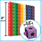 Edxeducation Linking Cubes   Set Of 100   Counting Cubes   Color Sorting Toys   