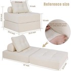 Futon Sofa Bed Convertible Sectional Sleeper Sofa With Pillow Floor Sofa Couch F