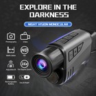Upgraded Night Vision Monocular Digital Infrared Monocular For 100  Darkness New
