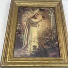 Vintage Jesus Framed Wall Art Set Of 2 Gold Frames 8 5 X 6 5 Religious Decor