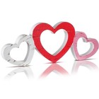  Valentine   s Day Decor Rustic Wooden Heart Table Decorations Sign Red Pink 