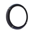 Bling Car Steering Wheel Cover  15 Inch Anti-slip Wheel Protector For Black