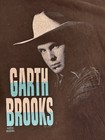 Vintage 1992 Garth Brooks Tshirt Mens Size Large Graphic Print Single Stitch Blk