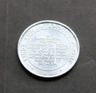 Nasa  1968 Apollo 8 Medallion Coin Flown Metal