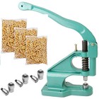 Hand Press Grommet Machine Kit   Dies heavy Duty Eyelet Punch Tool  Grommets