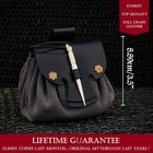 Medieval Renaissance Belt Pouch Suede Jewelry Coin Bag For Cosplay Larp - Gray