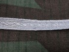 Sold By The Foot - Wwii German Wehrmacht Metallic Silver Tresse 8mm Uniform Heer