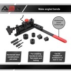 Abn Mini Rod Bender Metal Bending Tool Universal Bending Machine - Wire Or Stock