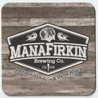 Manafirkin Brewing Co Beer Coaster Manahawkin Nj
