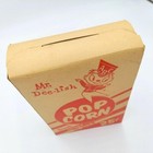 Vintage Popcorn Box Container Mr Dee Lish Home Abc Theater Movie Room Decor