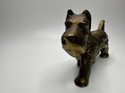 Vintage Made In England Brass Scottish Terrier Dog Paperweight Figure 3 75   