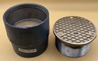 Zurn P1400 Cast Iron Body Adjustable 4  No-hub Outlet Bronze Cleanout Plug