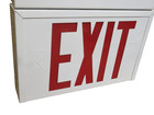 Sure-lites Exit Sign Red Letters White Housing Commercial Emergency Exit Light