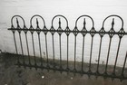 Antique Victorian Cast Iron Yard Fence