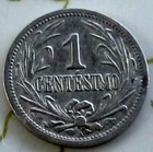 Coin Uruguay 1c 1901 Xf 235
