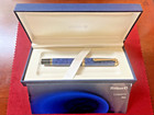 Pelikan M800 Blue O  Blue Limited Edition Fountain Pen  18k B Nib  Box  Papers 