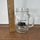 Vintage The Old Columbus Holiday Inn Hotel Glass Mason Jar Mug Promo