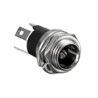 Dc Power Supply Metal Jack Socket Female Panel Mount Connector 5 5 X 2 1mm