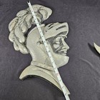 Large Vintage Halberd Sword 25  Medieval Knight Wall Decor Hanger Axe Cast Metal