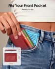 Slim Minimalist Wallet Credit Card Holder Card Cases W id Window For Men Women
