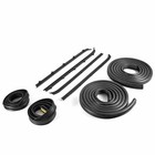 8pcs Door Seal Window Run Channel Sweep Felt Rubber Weatherstrip For C1500 C2500