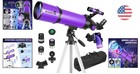 600mm Focal Length Telescope With Phone Adapter For Stargazing And Nature Fun