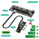 Pci-e 4 0 X16 To M 2 Extension Cable Gpu Riser Card M 2 M Key To Pci Express