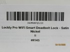 Lockly Pro Wifi Smart Deadbolt Lock Satin Nickel - R145