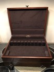 Impressive Reed   Barton Bristol Cherry Silverware Storage Chest Handmade Wooden