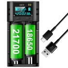 Lcd Display 18650 Battery Charger For 3 7v Li-ion   Nimh nicd Rechargeables