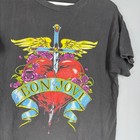 True Vintage Bon Jovi T Shirt 1989 The World Concert Tour Mens Captain Kidd