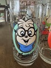 Vintage Alvin   The Chipmunks Drinking Glasses Hardees 1985 - Set Of 3