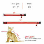 Reflective Nylon Cat Collar With Bell For Kitten Small Dog Puppy Pet Adjustable