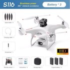 2025 New Drones With Hd Camera 4k Dual Rc Drone Wifi Fpv Foldable 3 Battery Usa
