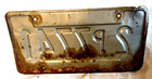 Indiana Allen County 1981 Black On White Metal Expired License Plate 2p7741
