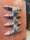 17x23 Antique Industrial Wood Foundry Pattern Sand Casting Mold Manifold   Art