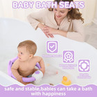 Baby Bath Seat For Babies 6 Months   Up  Non-slip Toddler Bath Seats For Babies 