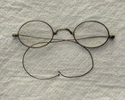 Antique Victorian   Art Deco Wire Rim Spectacles Glasses Vintage