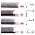 Premade Volume Fan False Eyelashes 3d 4d 5d 6d W Shape Yy Shape Faux Mink