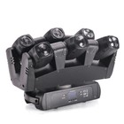 6 Head Led Rgb Moving Head Stage Lighting Beam Laser Bar Disco Party Dj Light