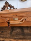 Hartmann Large Tan 20  Belting Leather   Vinyl Pullman Suitcase Vintage   Key
