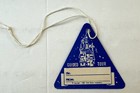 Vintage Rare 1958 Disneyland Guided Tour Hang Name Tag Badge Unused 2a