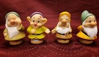 Lot Of 4 Fisher Price Little People Snow White s Dwarfs Figures 