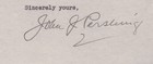 John J   black Jack  Pershing - Typed Letter Signed 01 09 1935