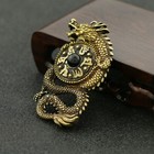 Solid Brass Dragon Pendant Figurine Statue Home Ornament Figurines Collectibles