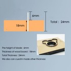 Custom Made Leather Cutting Die Knife Mould Japan Steel Blade Punching Tools