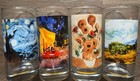 The Glass Artist Van Gogh Drinking Glass Cups 10 Fl Oz  Set Of 4 And 10 5    Tall