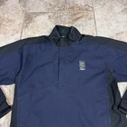 Footjoy Dryjoys 1 2 Zip Rain Wind Golf Jacket Men s Small Blue Tpc Logo